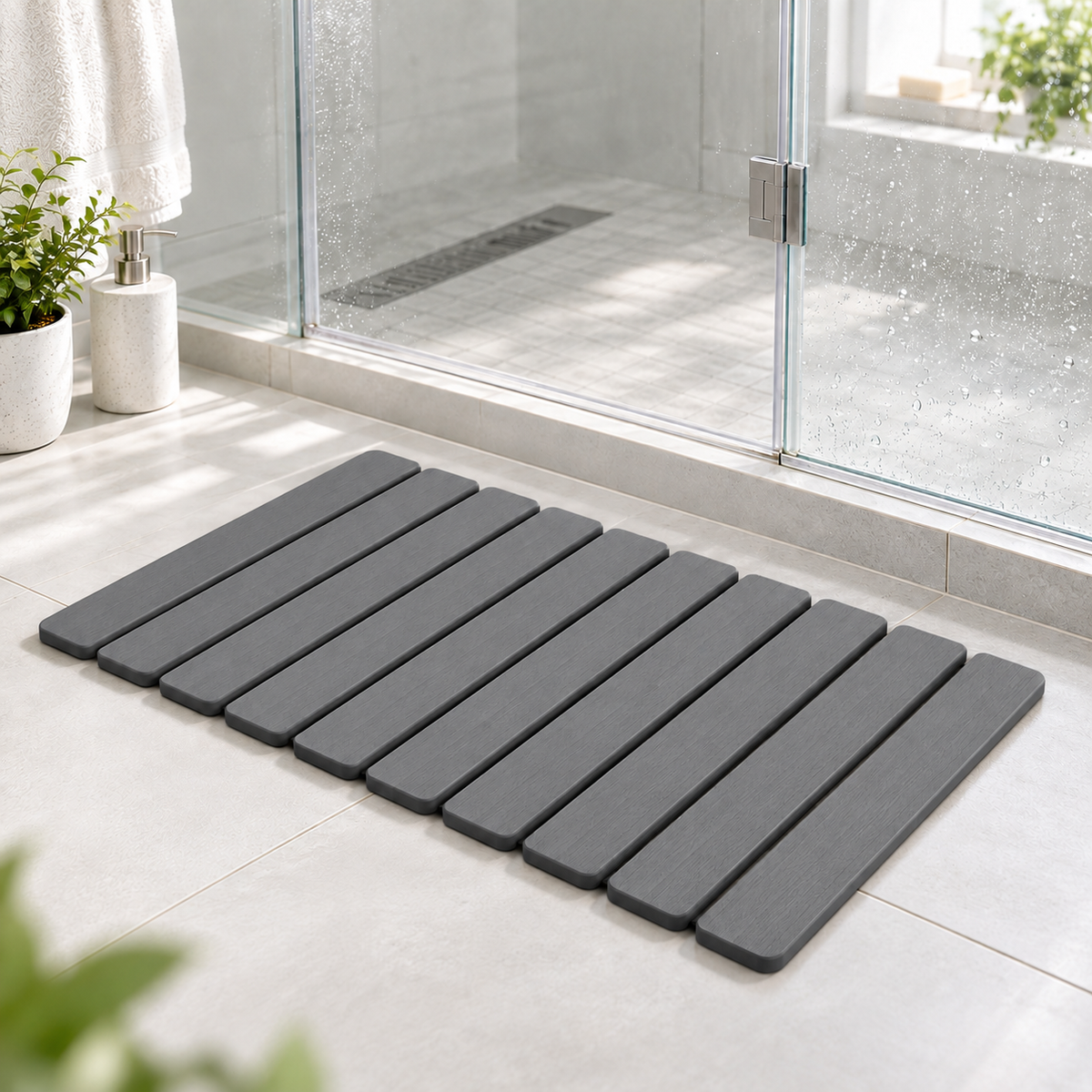 Foldable Stone Bath Mat