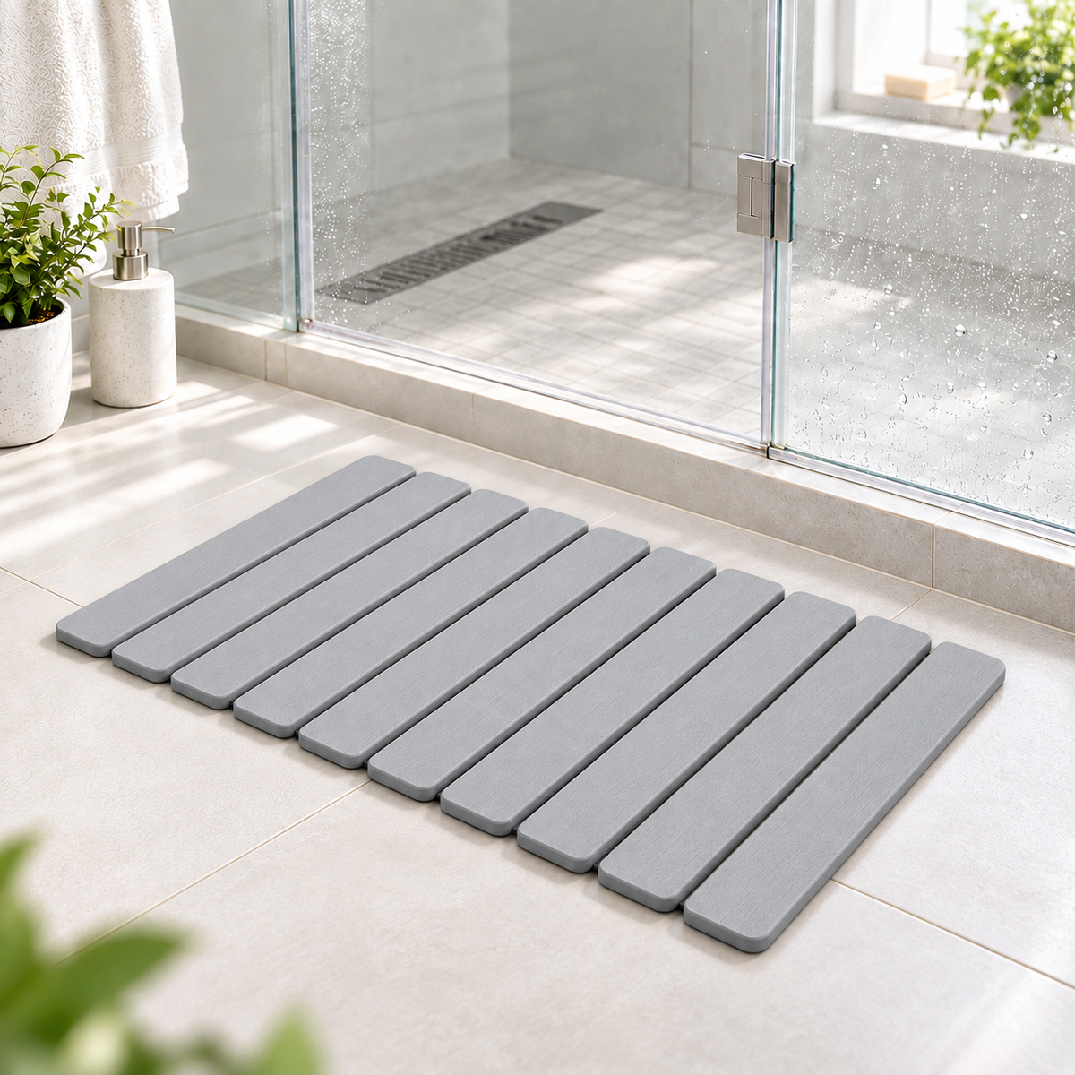 Foldable Stone Bath Mat